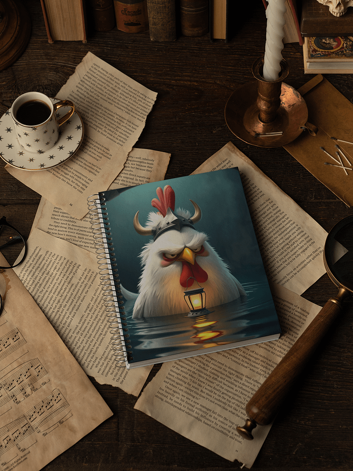 The Battle Chicken Spiral Notebook product image (1)