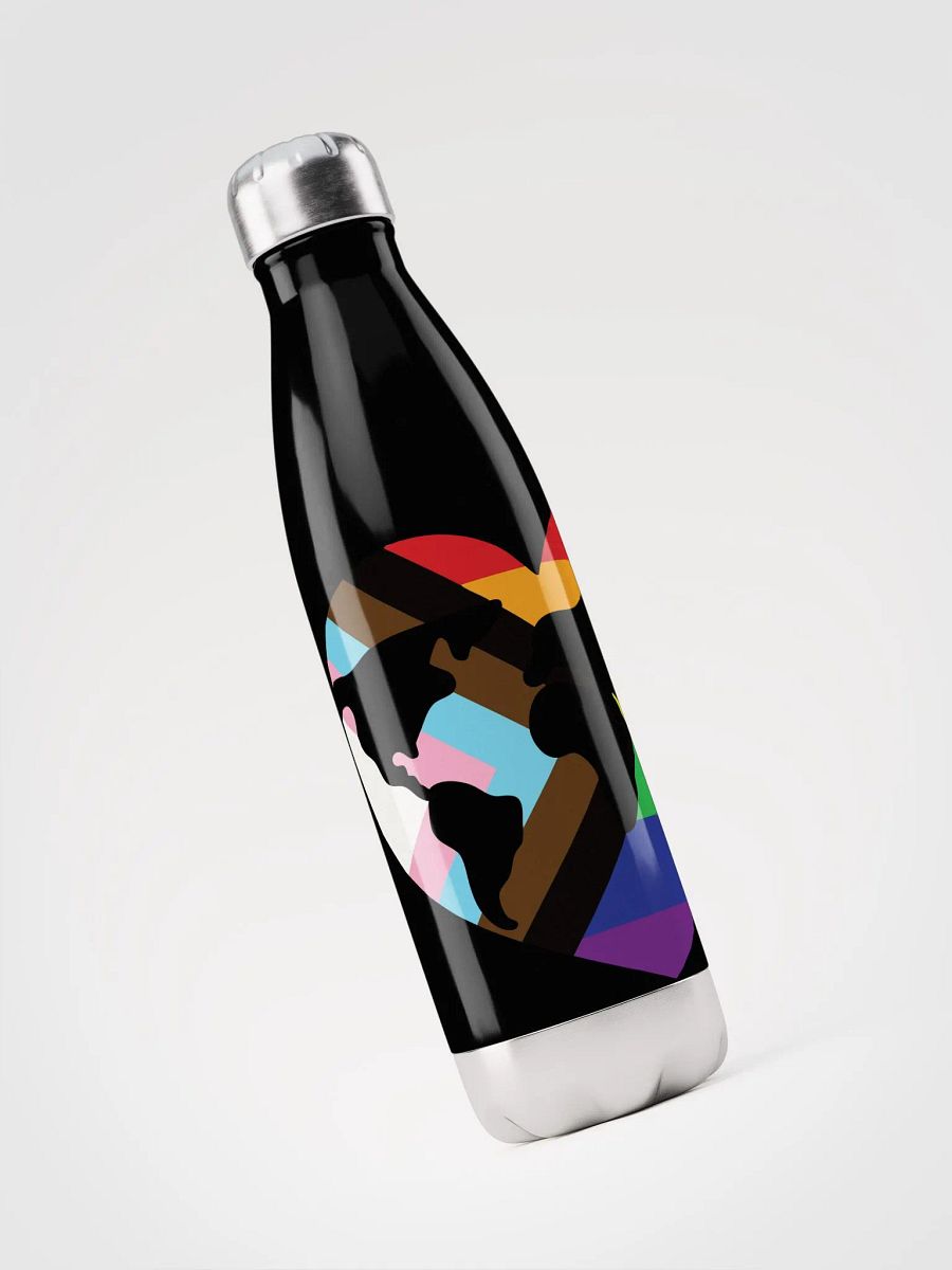 Rainbow Heart Stainless Steel Water Bottle product image (3)