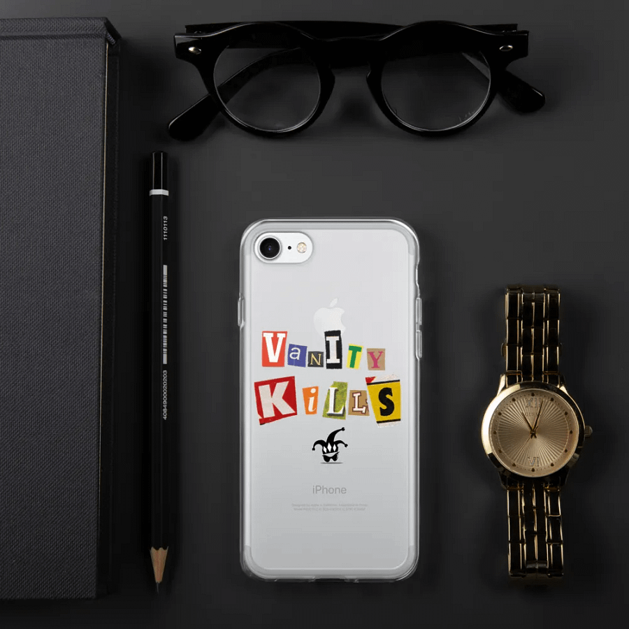 A filthy Habit Vanity Kills iphone case clear product image (329)