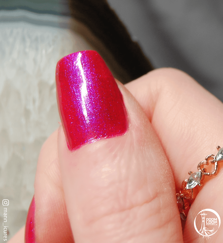 INFERNAL EQUINOX - Electric Fushia and Blue Shimmer Nail Polish product image (6)