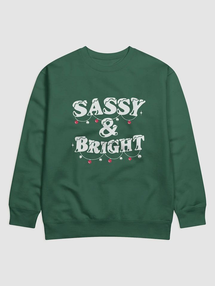 "Sassy & Bright" Crewneck - Green product image (1)
