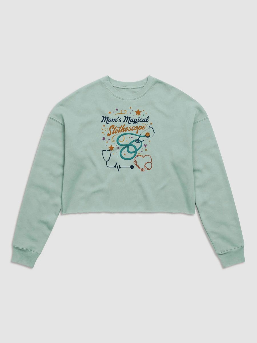Magical Mom's Stethoscope Crop Sweatshirt product image (1)