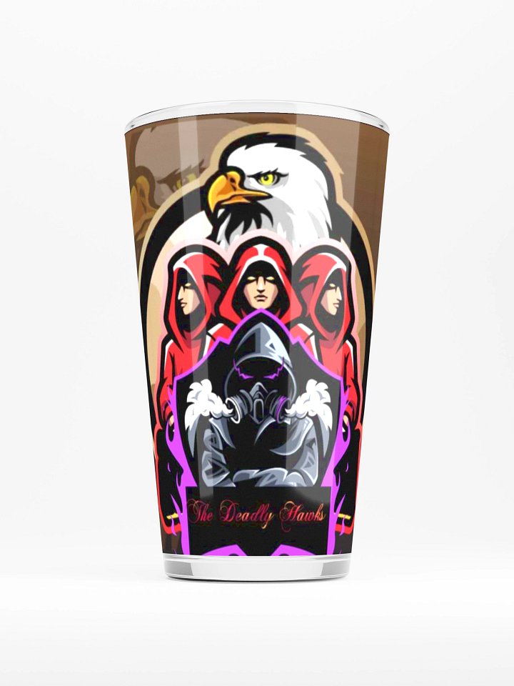 deadly hawks pint glass product image (1)
