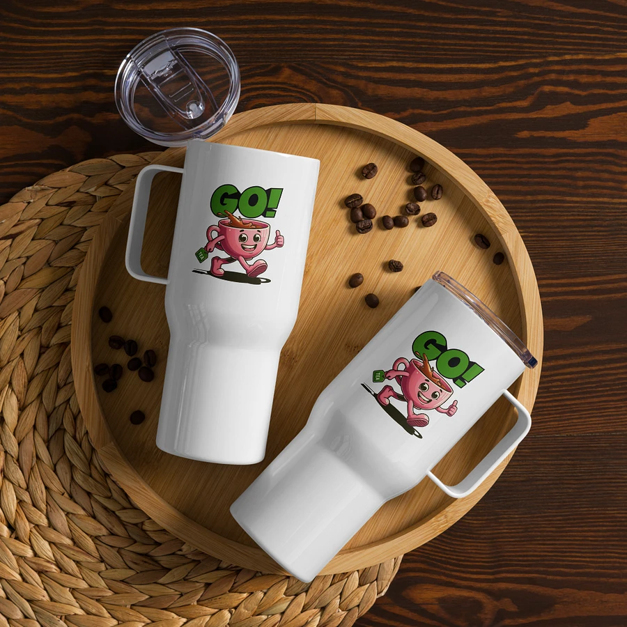 'Go Tea' Travel Mug with Handle product image (3)