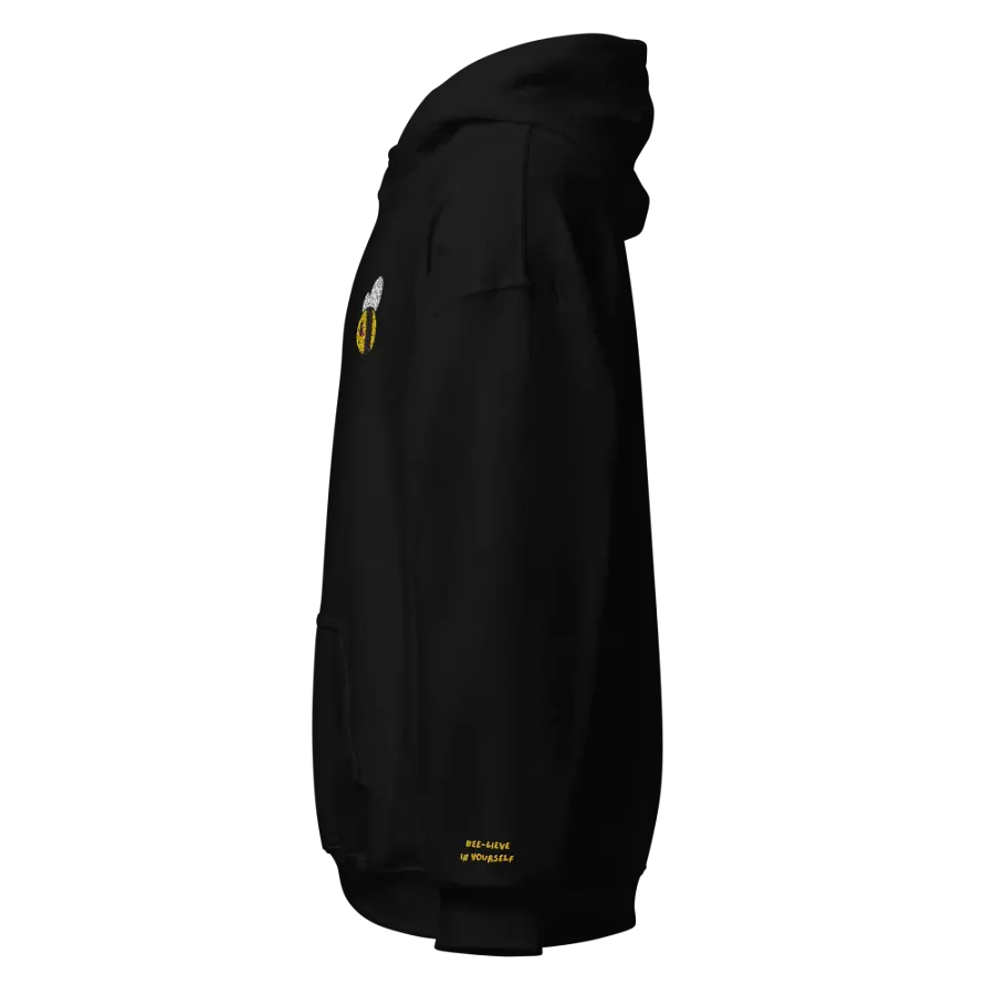 embroidered bee hoodie [wrist detail] product image (2)