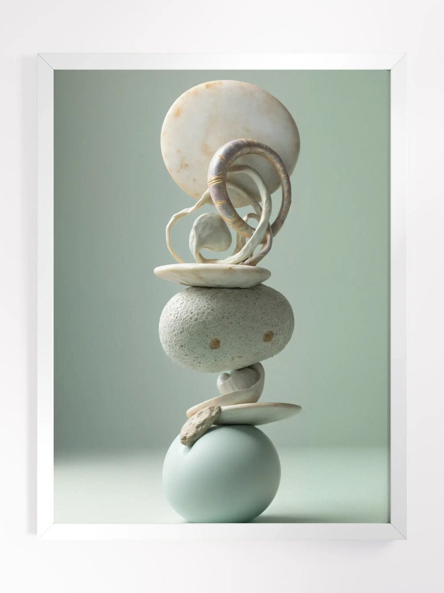 Abstract Elements Framed Matte Poster product image (1)