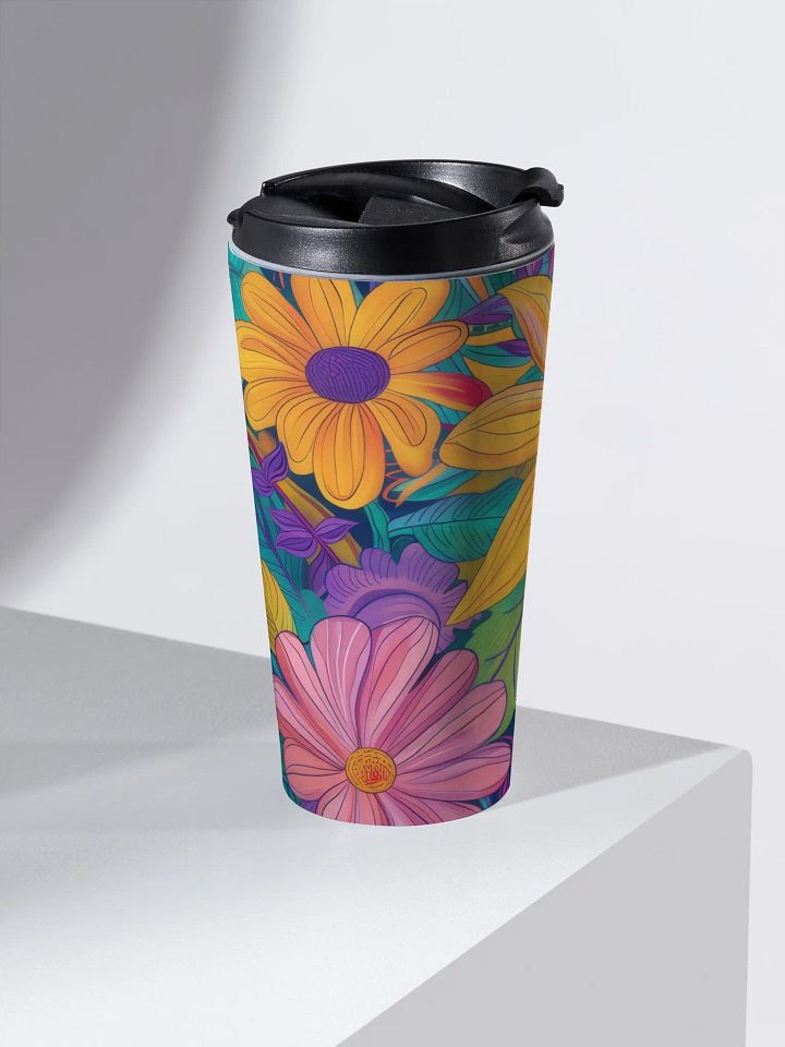 Tropical Garden Stainless Steel Travel Mug product image (2)