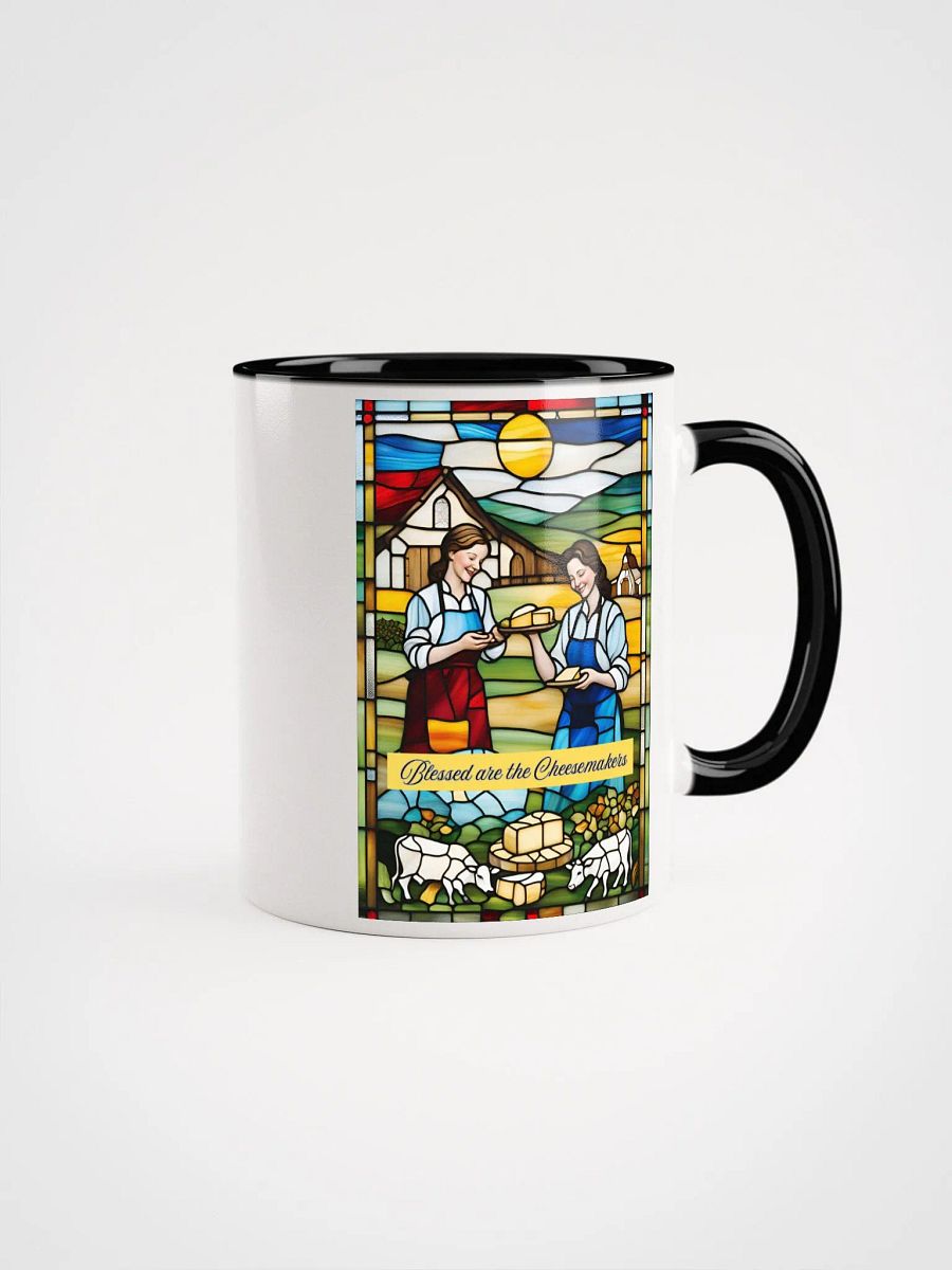 Blessed are the Cheesemakers Stained Glass Mug #04 product image (4)