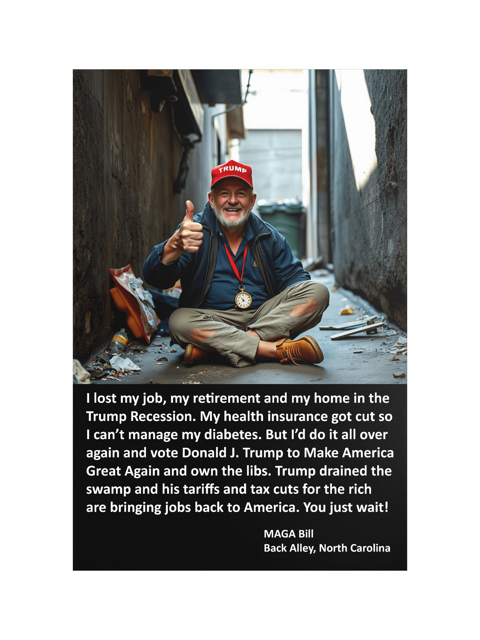 Broke MAGA Bill - FAFO Poster product image (1)