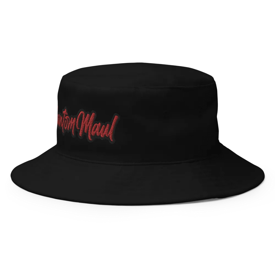 'PhantomMaul' Bucket Hat Red Lettering product image (9)