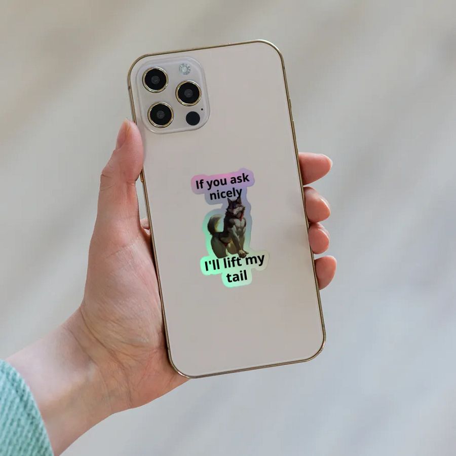 Alpha Wolf Holographic Sticker Pack product image (8)