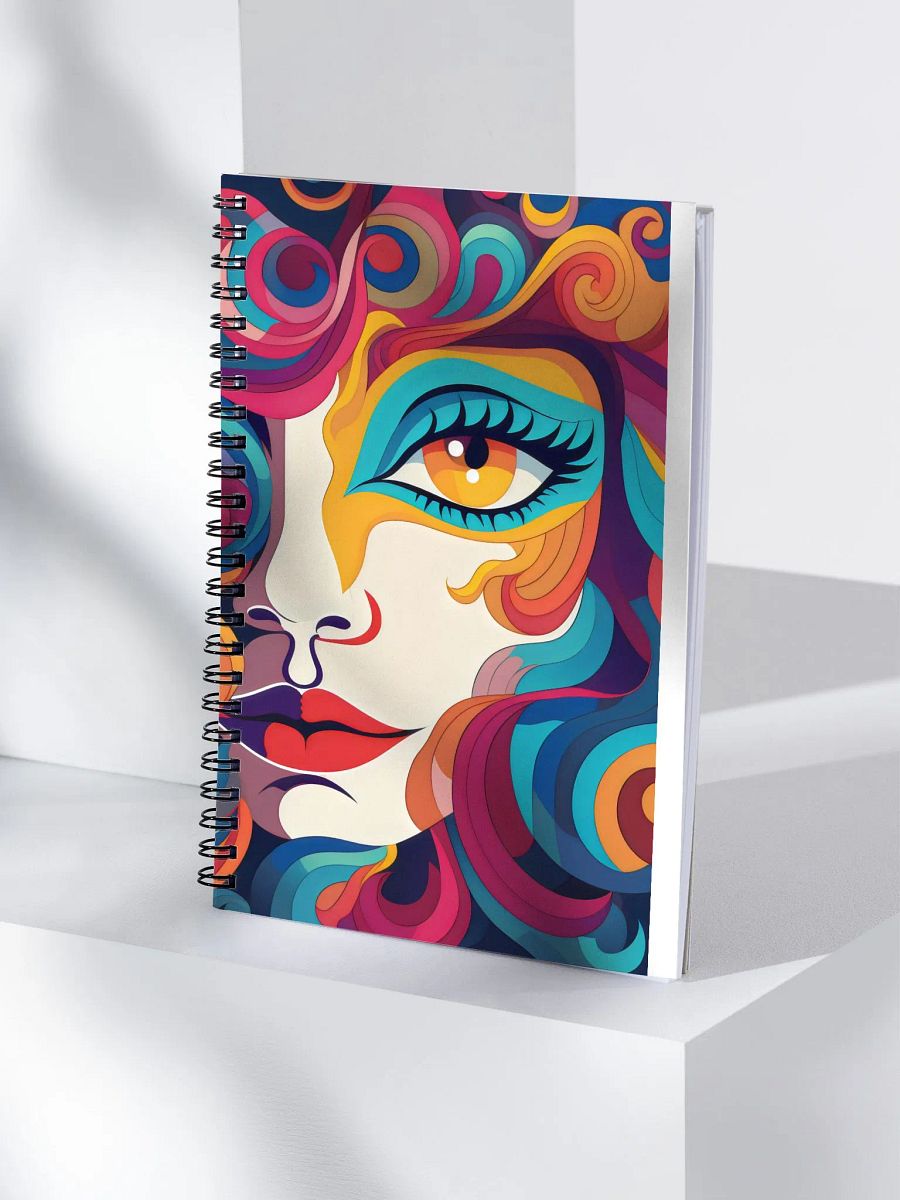 Mystical Swirls Spiral Notebook product image (4)