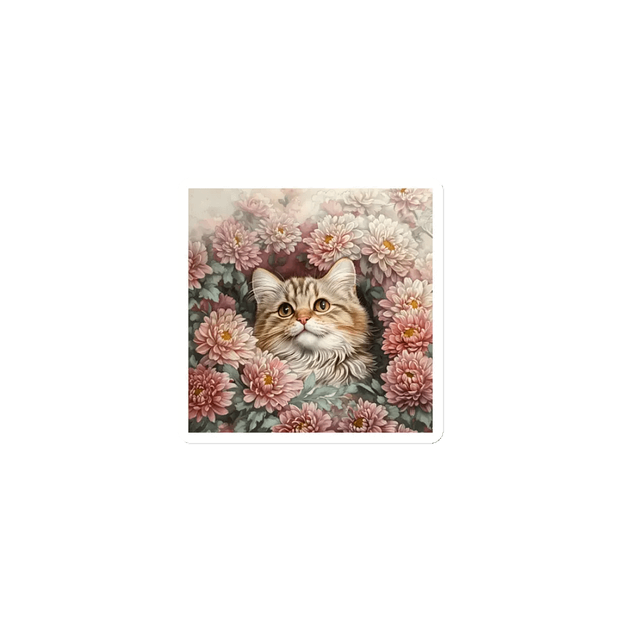 Chrysanthemum Cat Magnets product image (1)