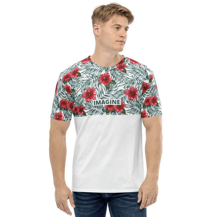 Hibiscus Leaf Design | Crew Neck T-Shirt product image (1)