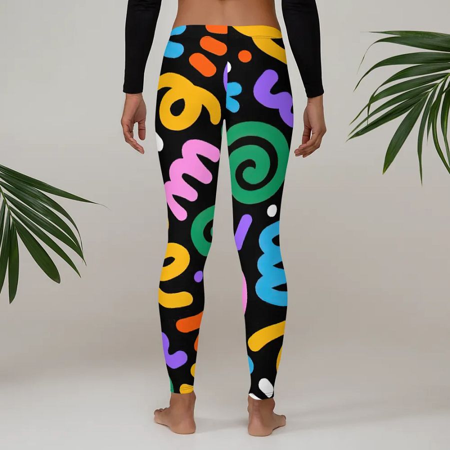 Whimsical Spirals All-Over Leggings product image (4)