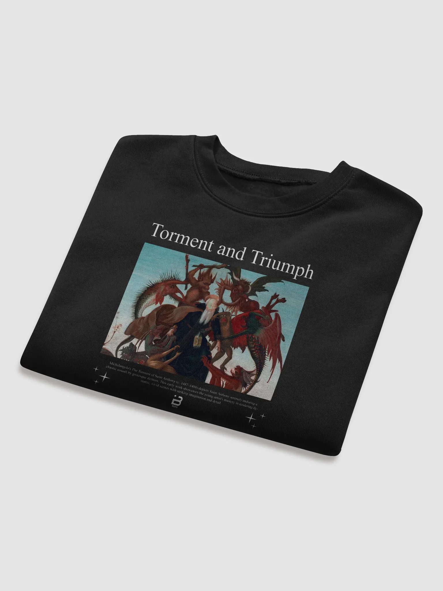 Torment and Triumph - BUIII Remix Women's Fleece Crop Sweatshirt product image (5)