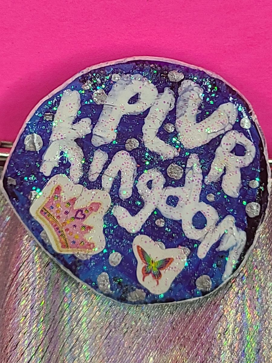 Lisa Frank x PLUR Kingdom Bottle Cap Pin product image (2)