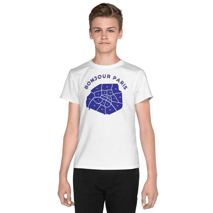 BONJOUR PARIS - WHITE UNISEX T-SHIRT product image (1)