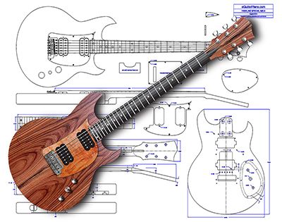 Special 6 String Electric Guitar Plan product image (1)
