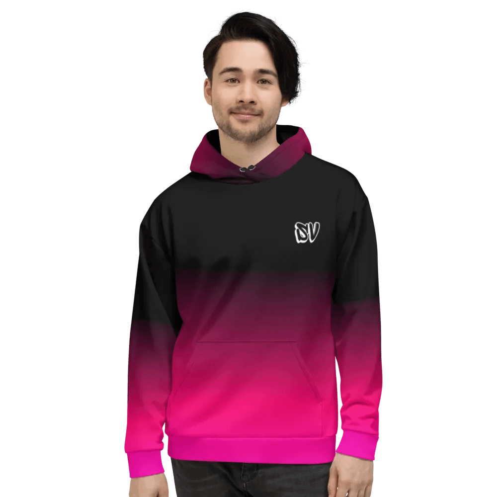 STRAIGHT VIBIN NEON COLOR FADE STYLE TANJIRO DEMON SLAYER HOODIE product image (2)