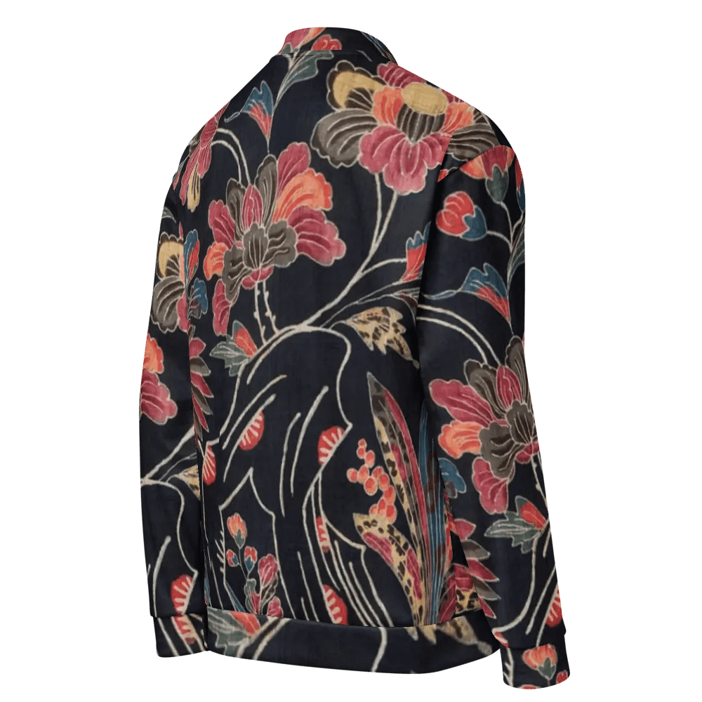 Red Flowers Bomber Jacket product image (4)