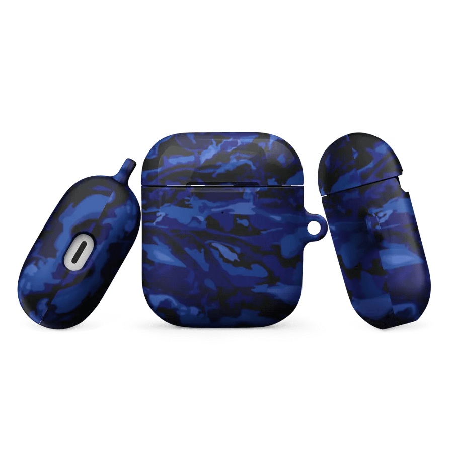 Dark Blue Camo AirPod Case product image (13)