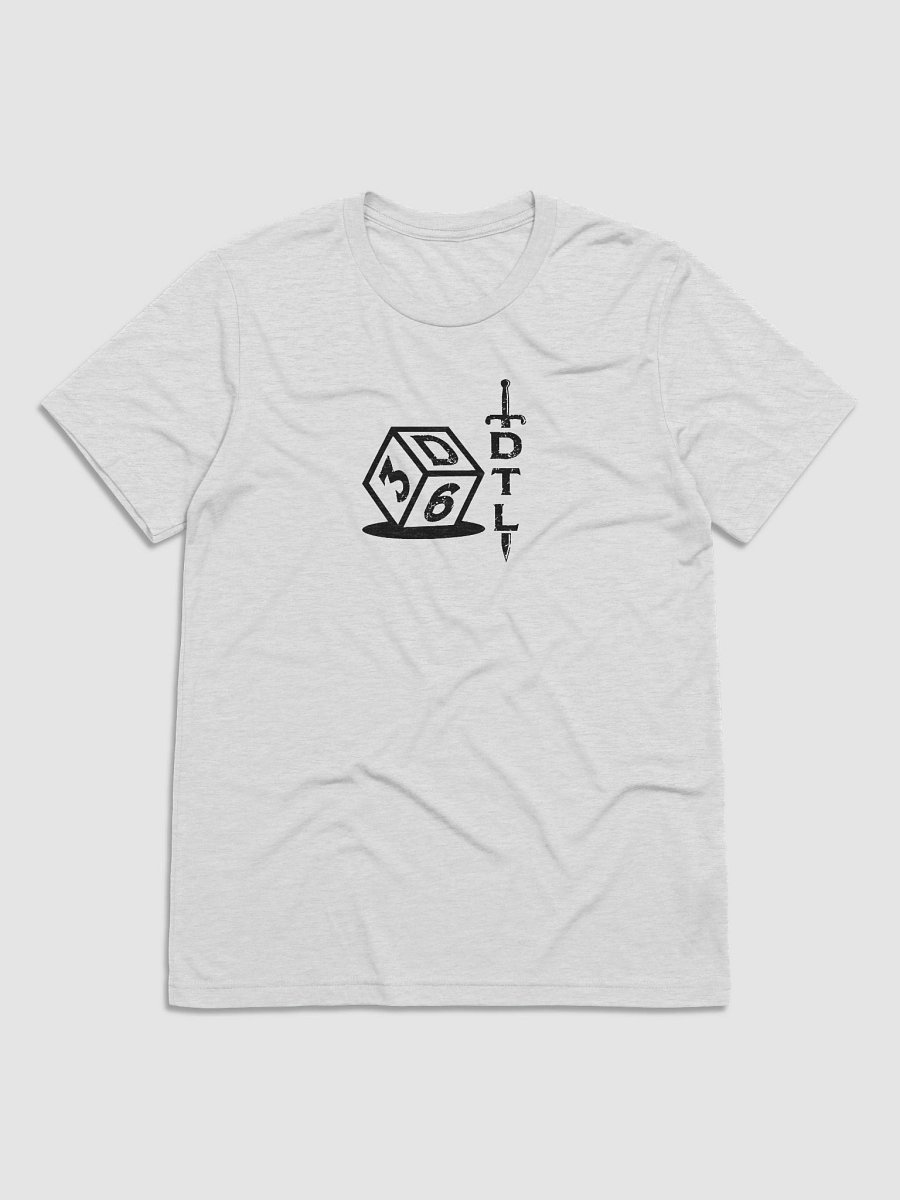 3d6DTL Vertical Logo on Light Triblend T-Shirt product image (25)