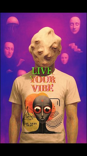 👁‍🗨 L I V E Y O U R V I B E 👁‍🗨
You shift. You morph. You’re never just one thing.
The Signal Receiver tee reflects that shap...