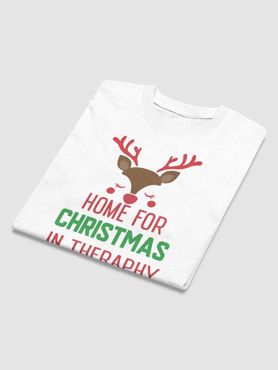 Home for Christmas Festive Tee Shirt Gildan 5000 USA product image (14)