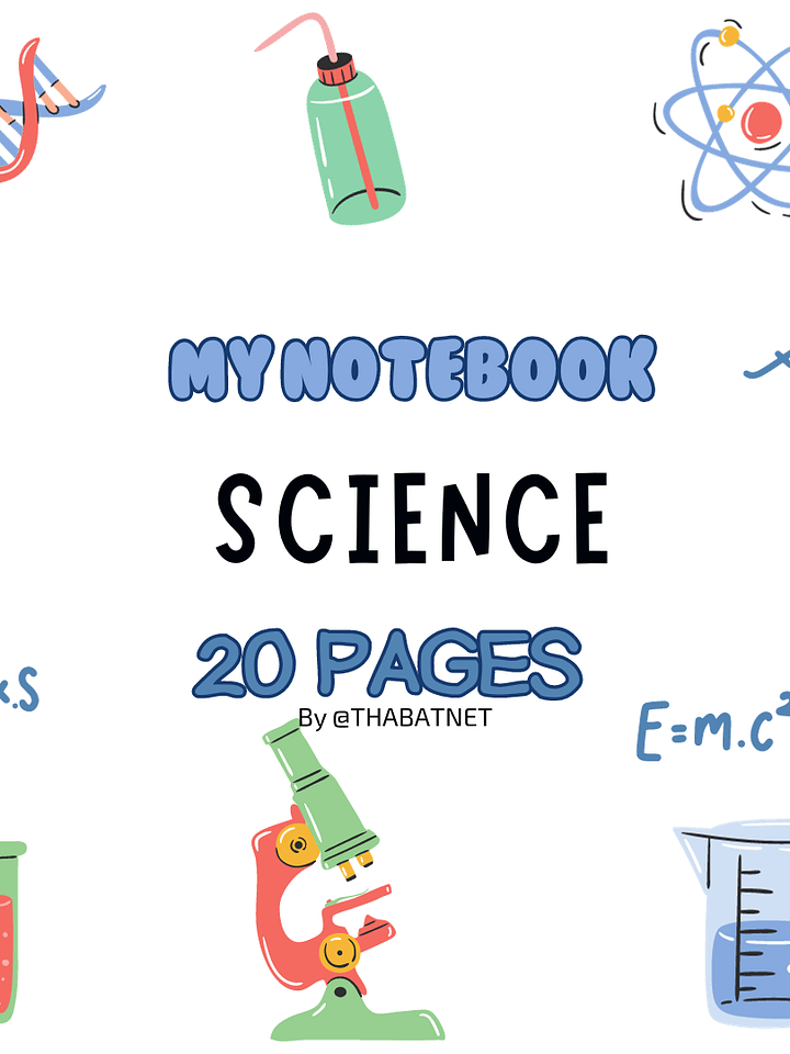 My Science notebook - pdf product image (2)