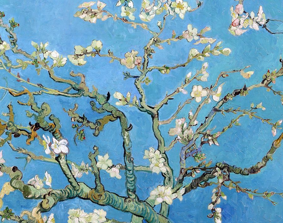 Almond Blossoms Van Gogh Trucker Hat product image (10)