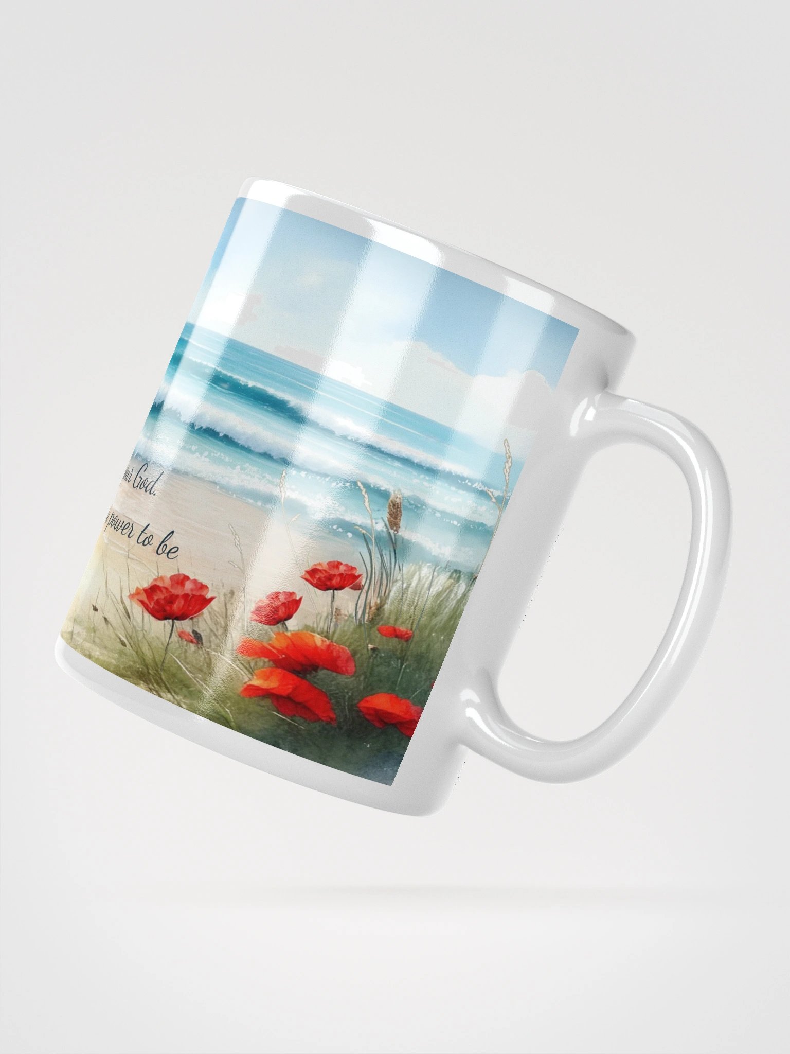 Power to Succeed - Christian Quote Mug - Inspirational 11oz Ceramic Coffee Cup, product image (5)