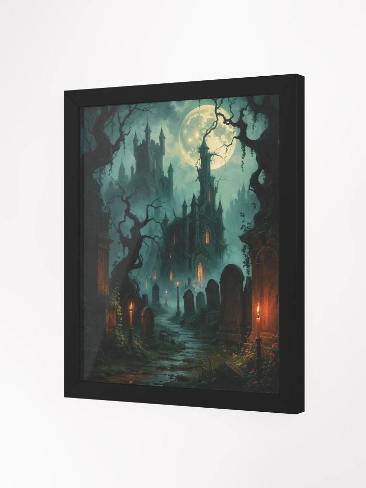 Moonlit Gothic Castle Framed Print product image (11)
