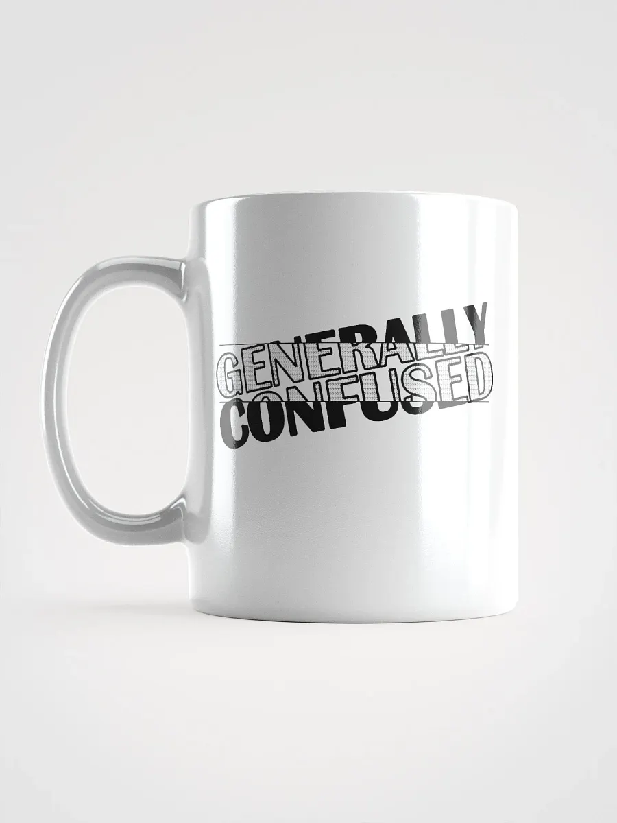 Generally Confused White Glossy Mug product image (6)