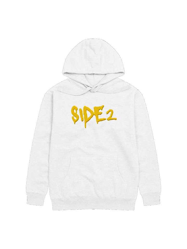 Side2 Hoodie White/Gold Unisex product image (1)