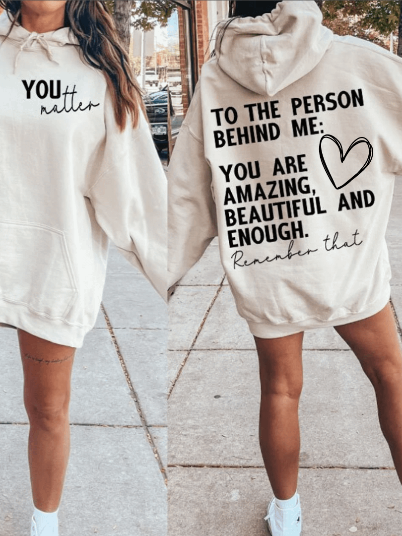 Dear Person Behind Me Hoodie ( Various Colors) product image (3)