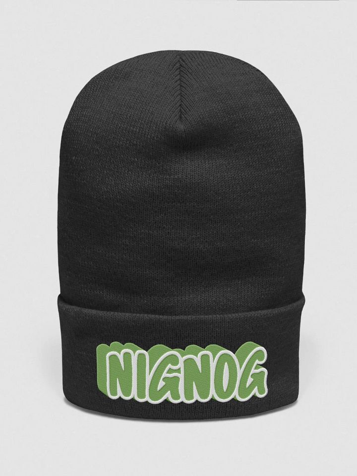 GREEN NigNog Beanie product image (1)