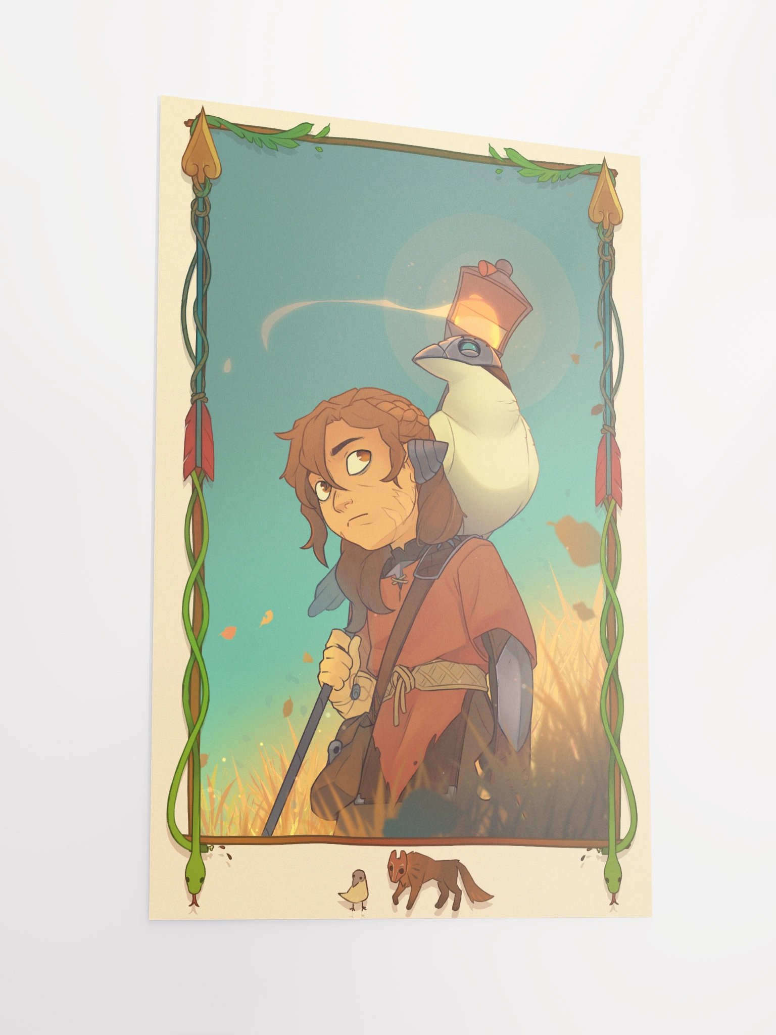 Kovah Hound and Raven Poster 12" x 18" product image (2)