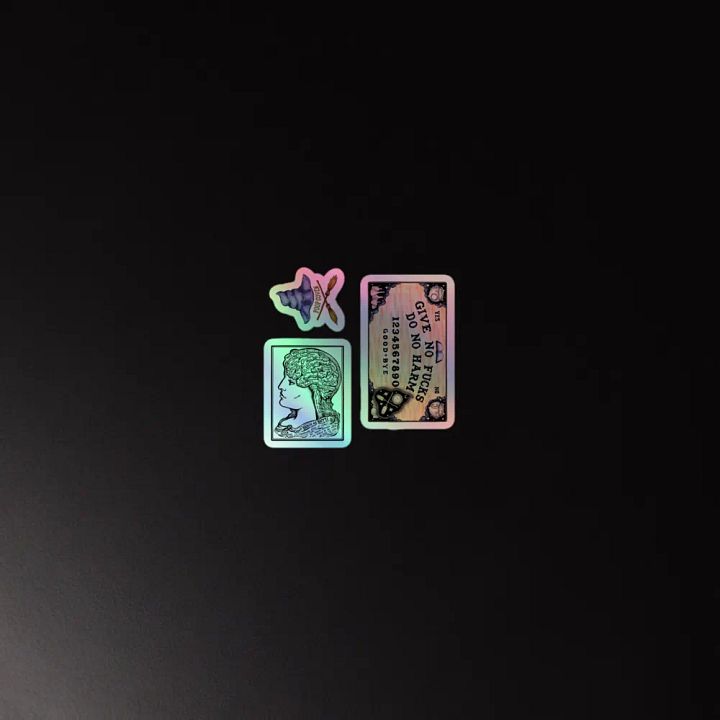 Witchy Academia Holographic Sticker Set product image (4)