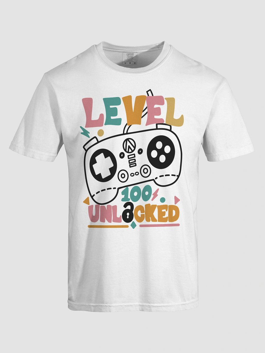 Level 100 Unlocked Gamer T-Shirt product image (6)