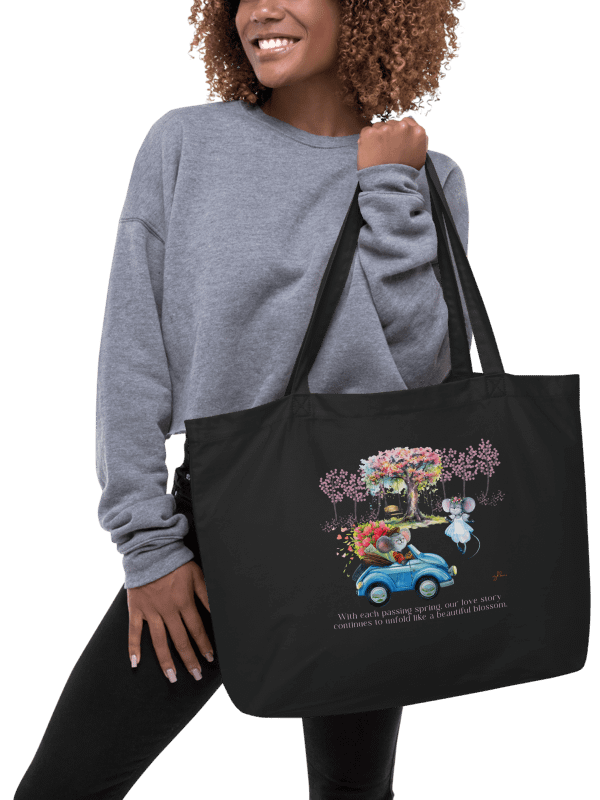 Love In Full Bloom Eco Tote Bag - Large product image (7)