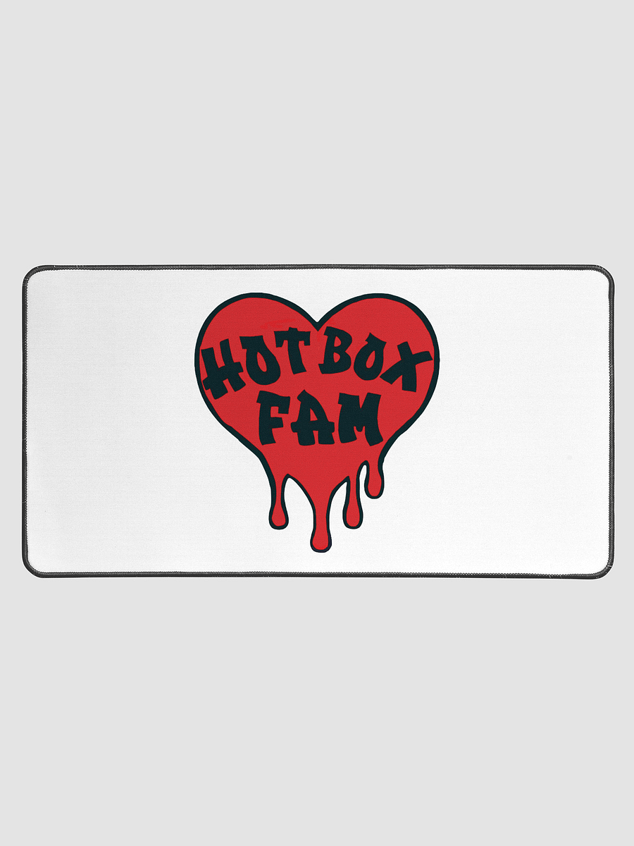 HOT BOX FAM RED LOGO DESK MAT product image (1)