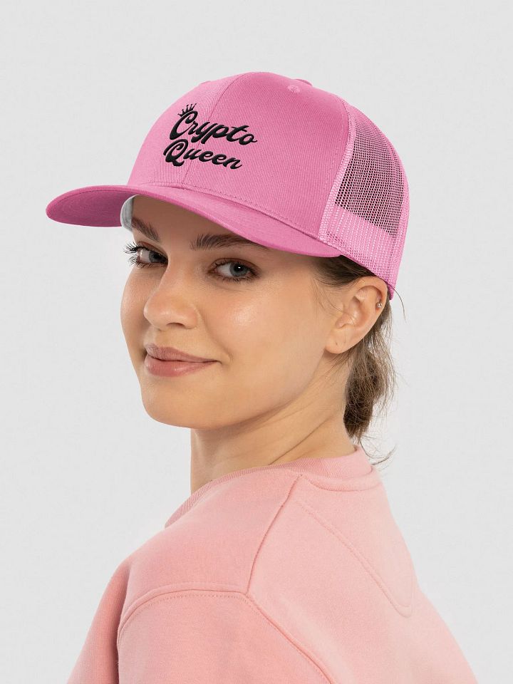 Retro Vibes Trucker Hat: Crypto Queen product image (1)