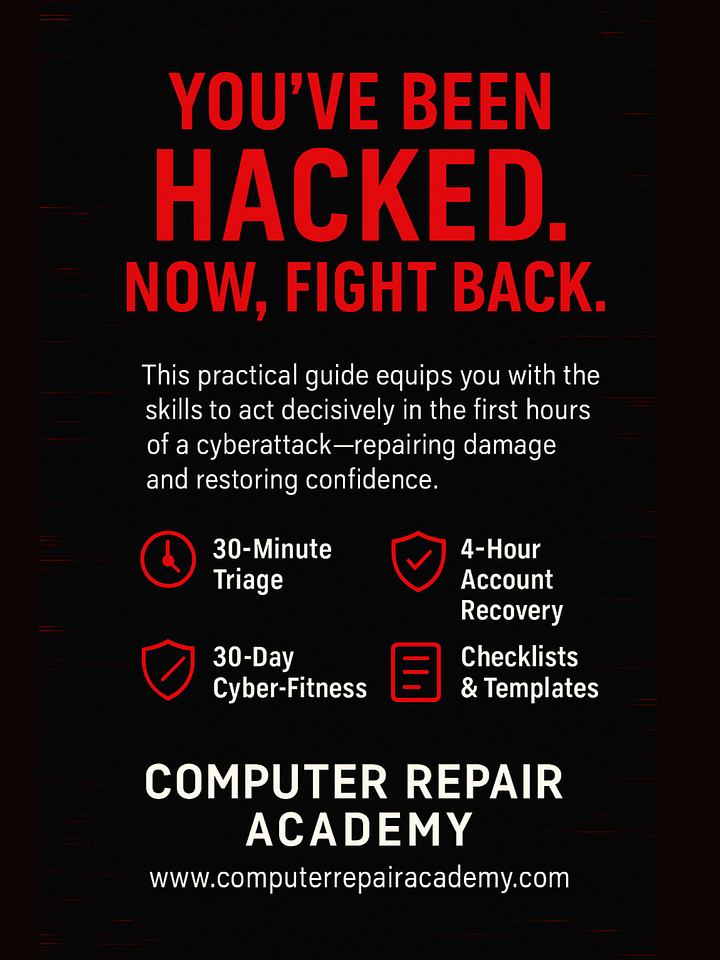I've been HACKED - Now What? product image (2)
