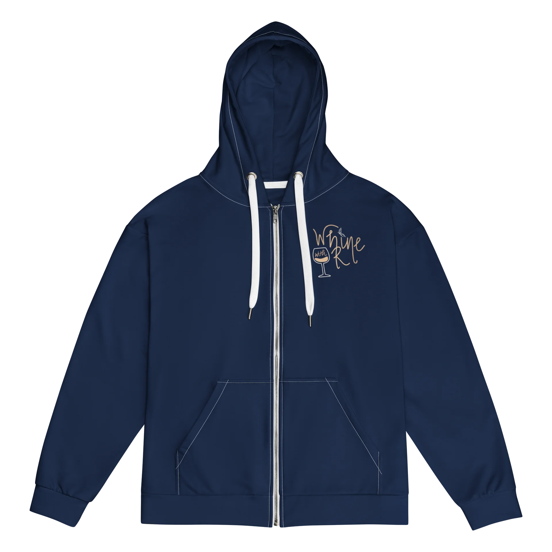 Whine with HR Hoodie, Blue product image (1)