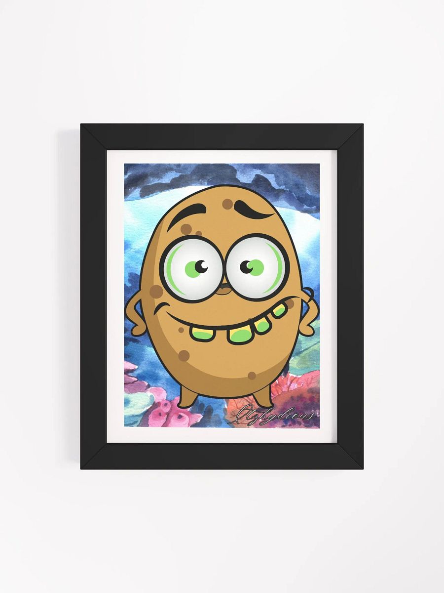 Whimsical Potato Underwater Matte Poster product image (4)
