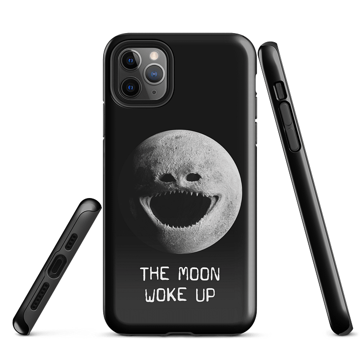 The Moon Woke Up iPhone Case product image (1)