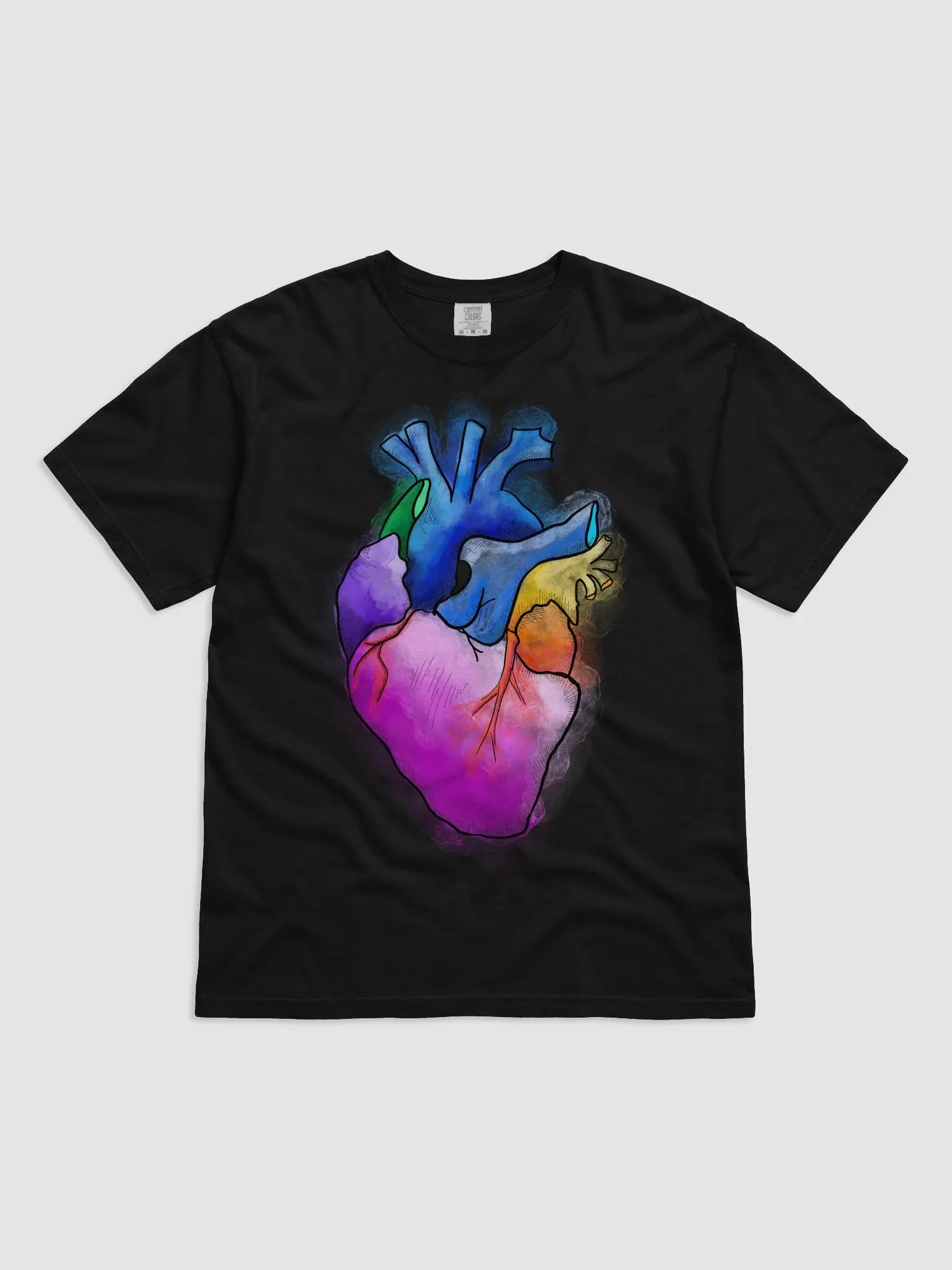 Watercolor Heart T-shirt product image (1)