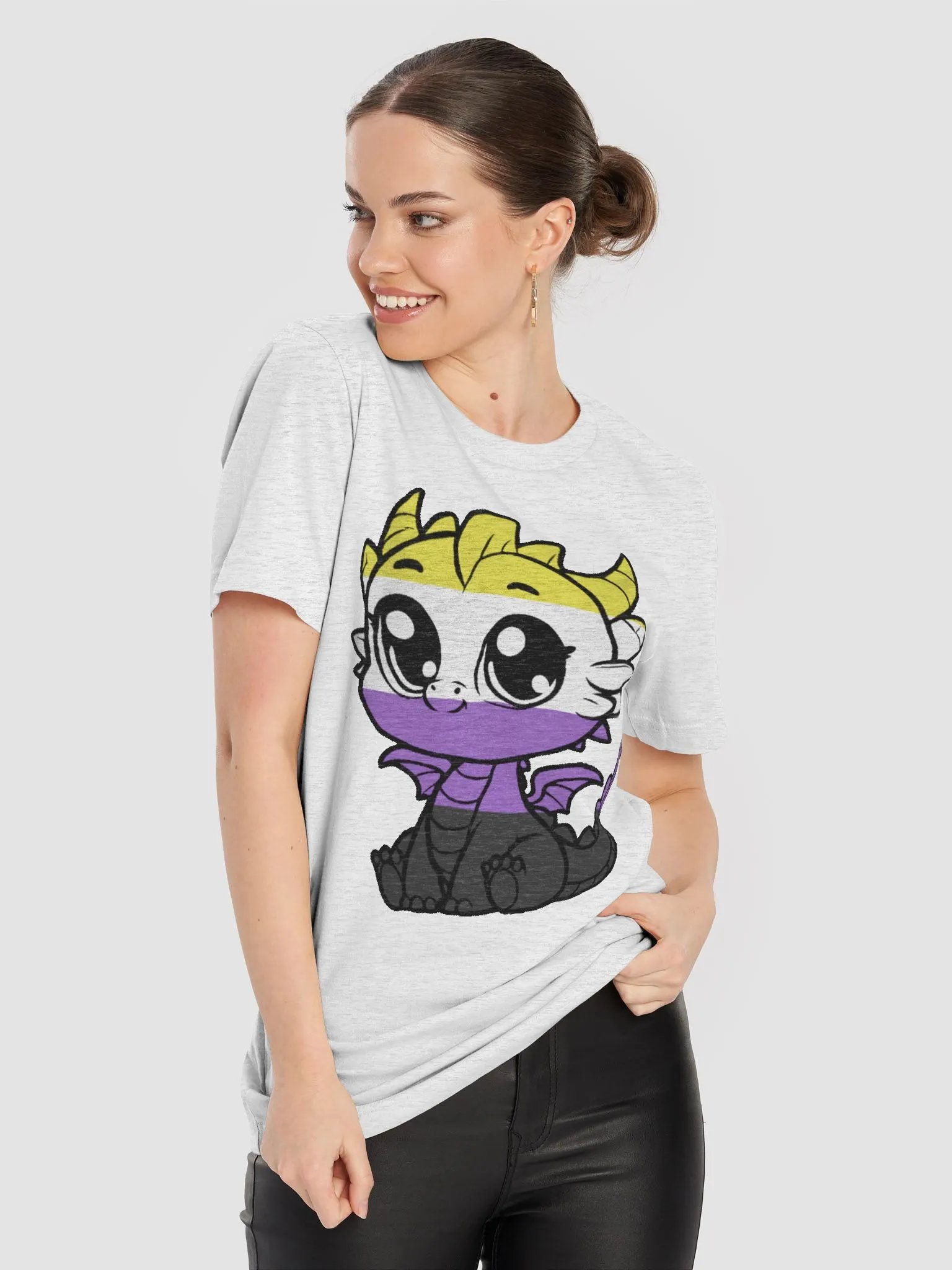 Nonbinary Pride Dragon Woman's T-Shirt product image (82)
