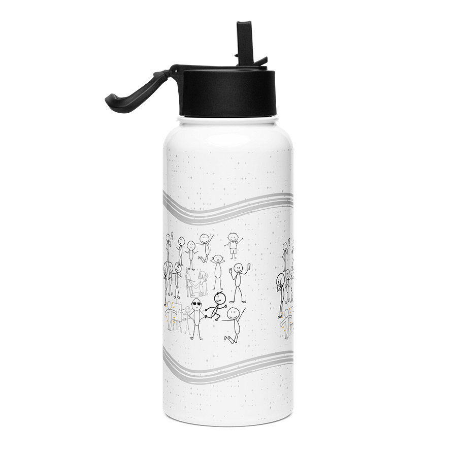 Fun Paint and Sip Stainless Steel Water Bottle for artis moms dad friends family product image (4)